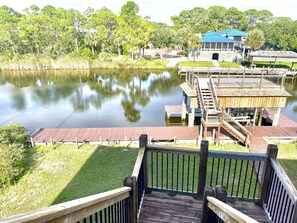Enjoy kayaking, paddle boarding, jet skis or boating from your private launch!