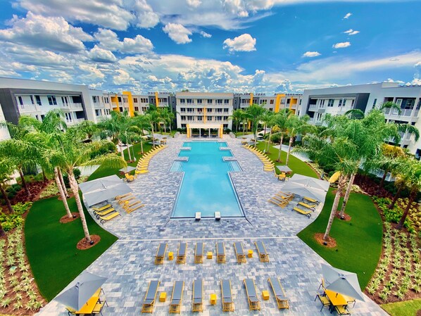 Enjoy the sun in our resort style pool