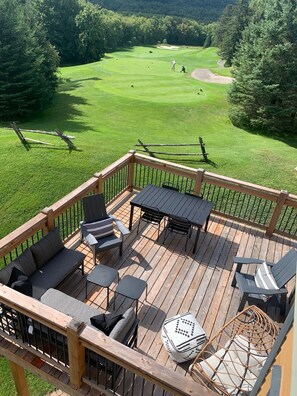 Back deck - view of the 16th tee