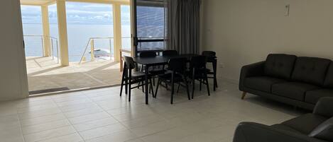 SEA View from Living - Kitchen Area plus veranda 