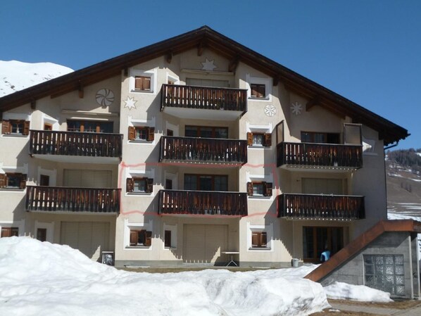 View of house in winter