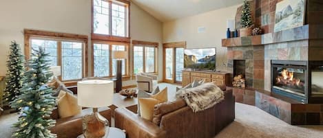 This luxurious 5-bedroom home will have everything you need for a memorable mountain getaway in Breck.