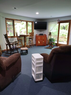 main living area with private patio