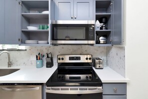 Fully stocked kitchen ready for all your favorite meals