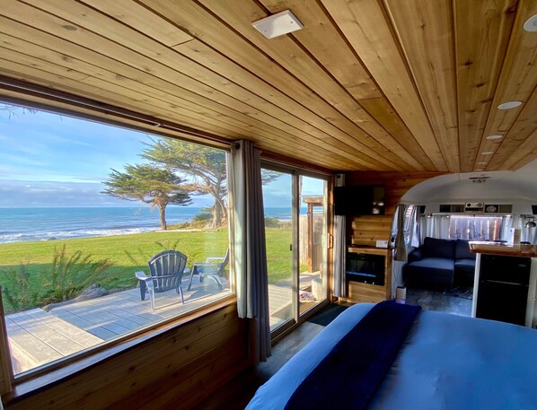 A bed with a view