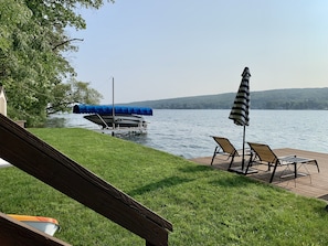 Large, private flat yard to play or relax