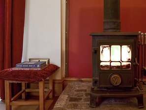 Warming wood burner | Silk Hill Stables, Whaley Bridge near Buxton
