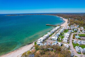 Crystal Beach on a beautiful summer day. This area keeps growing and growing! 