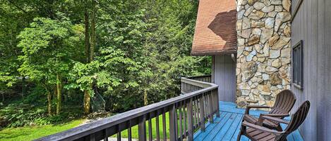 Roan Mountain Vacation Rental | 1BR | 1BA | 500 Sq Ft | 2 Steps to Access