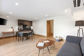 Comfortable open living space.