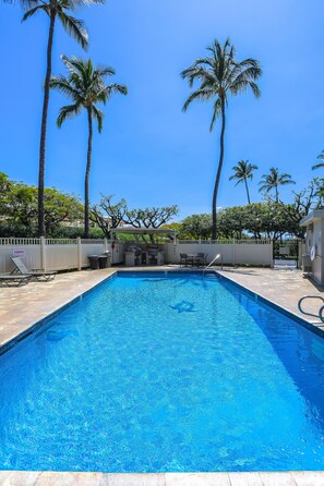 Complex - Take a dip in the sparkling blue waters of the complex swimming pool.