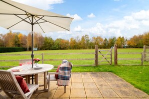 Tern cottage private terrace
