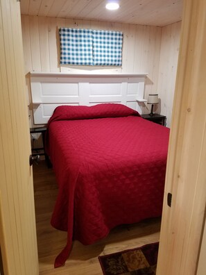 Bedroom in Cabin 2 - Queen Bed