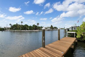 40 ft dock up to 50 ft of dockage with fish cleaning station