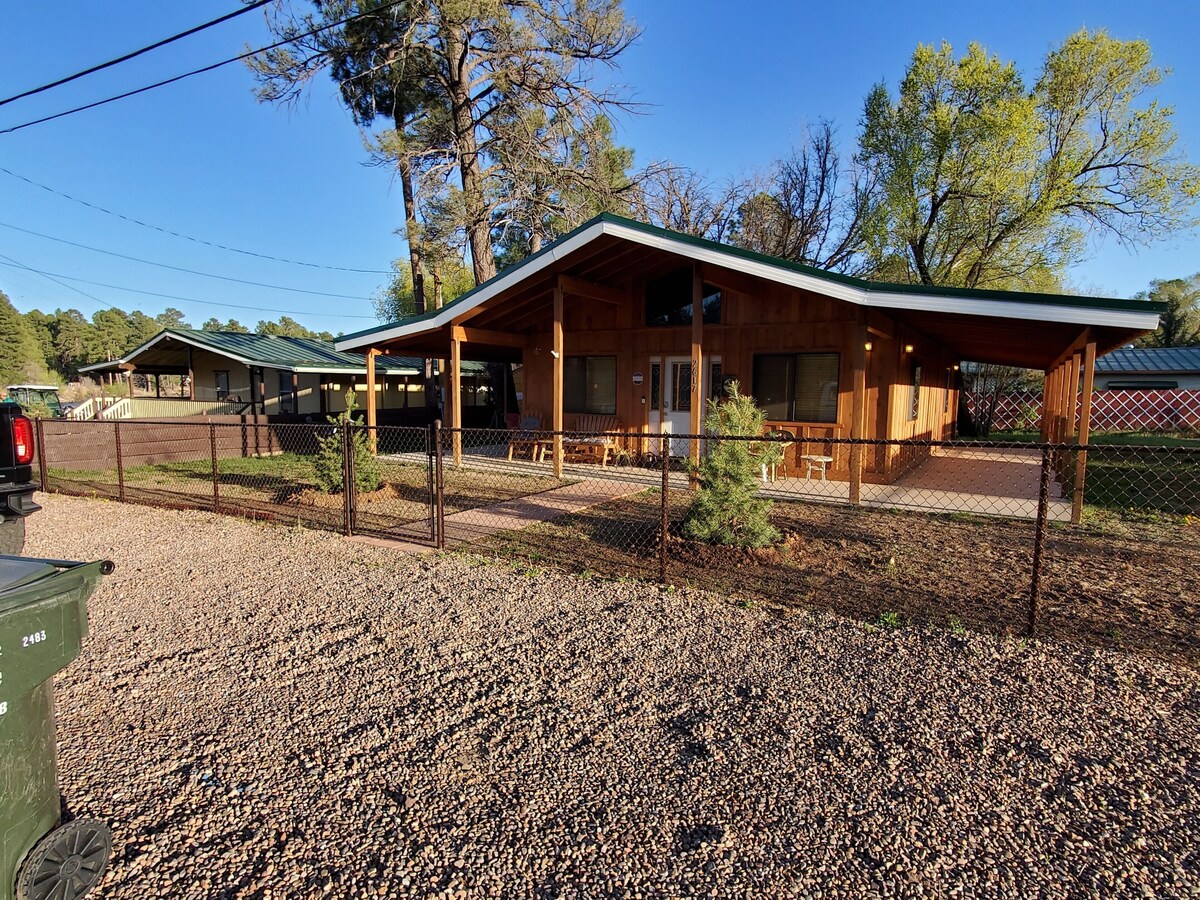 Just steps away from Rainbow Lake in this Dog Friendly Cabin