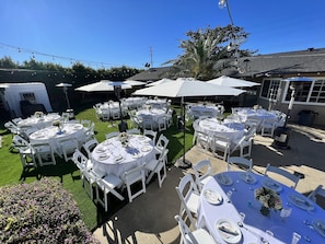 Espace banquet en plein air