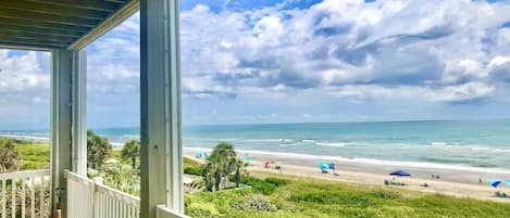 You'll feel like you're sitting on the beach from your 27ft balcony! 