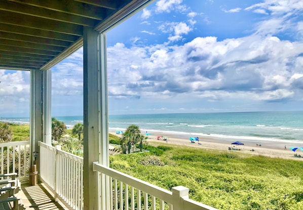 You'll feel like you're sitting on the beach from your 27ft balcony! 