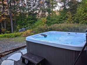 Hop in our hot tub and watch your worries disappear