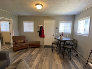 Living room with dining