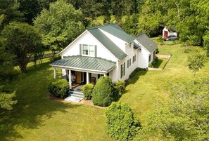 The original Stratton Farmhouse, built in 1924.  Entertaining decks and porch!