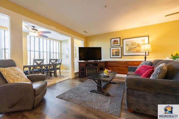 Living Room and Sunroom