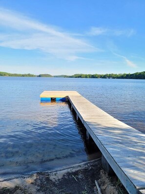 From the dock