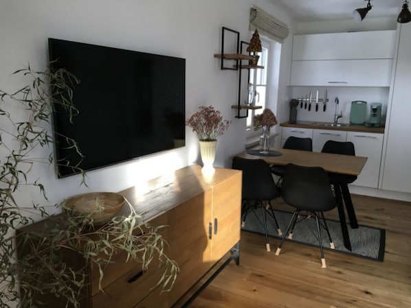 Ferienwohnung Gederer ca. 50 qm-Wohnraum mit Küche