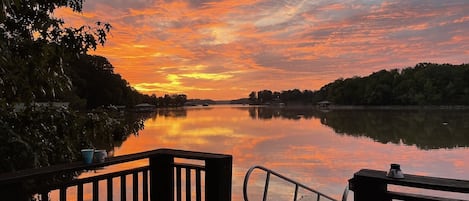 Dock at sunrise