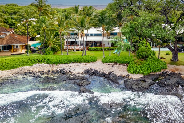 View from above the reef.