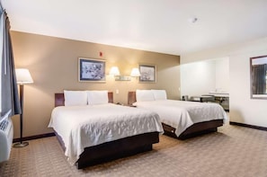 Each unit comes with 2 Queen size beds