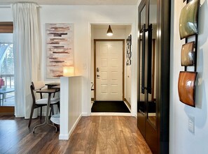 Home’s front entrance. 