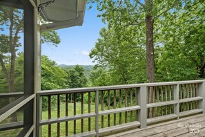 VIEW FROM THE MAIN LEVEL DECK