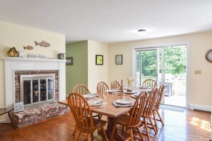 The dining room.