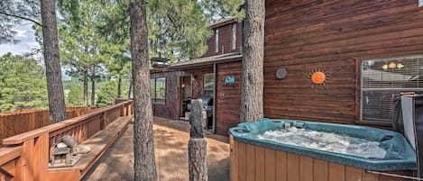 Ruidoso Vacation Rental | 3BR | 2BA | 1,396 Sq Ft | Stairs Required for Access