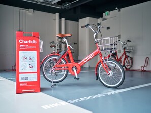 Bicycle rental / "Charicari" is easy to use with the app ♪