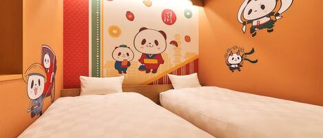 [Panda Room for Shopping / Twin B] A slightly larger room of 14 square meters