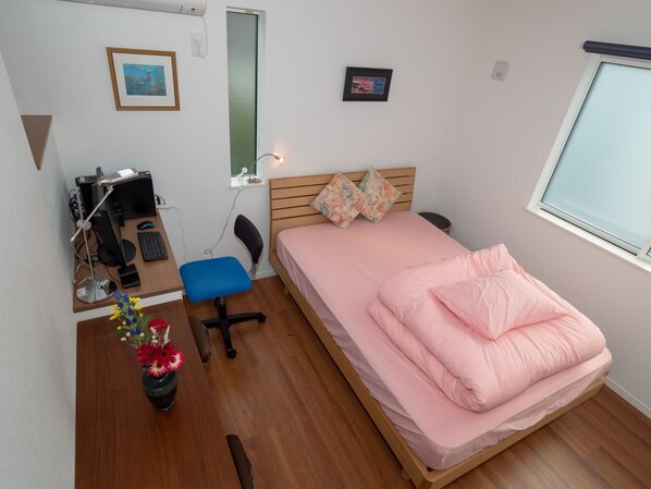 With One Double Bed (Extra Mattress for the 3rd Person)