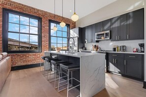 Cook a gourmet meal in your fully-equipped kitchen