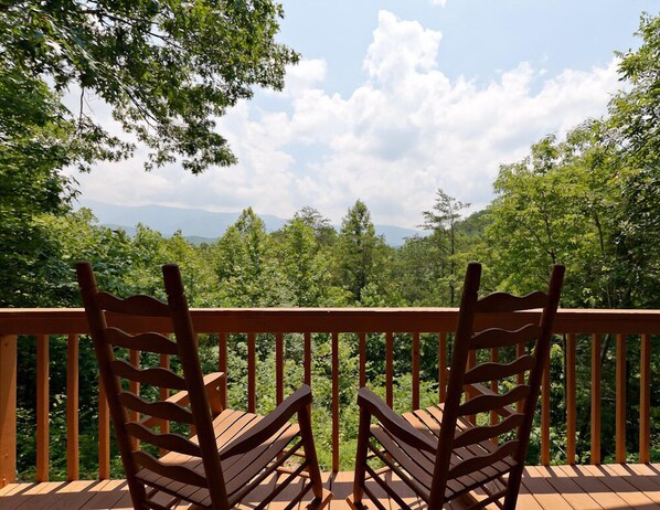 View from deck