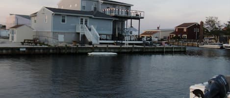 Water side of the home.