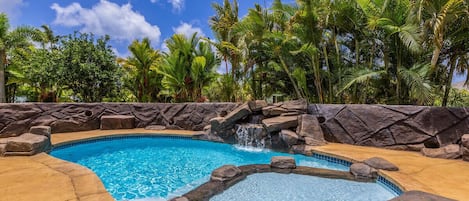 Enjoy your private saltwater pool!