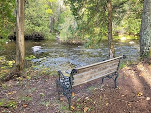Take time for meditation on the Clyde River, located right in the backyard!