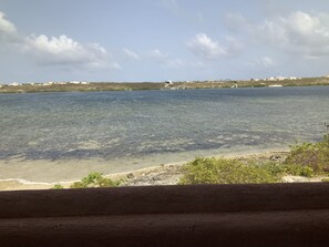 Vue sur la plage ou l’océan