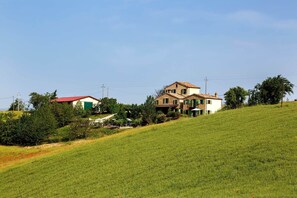 Casa Lola and Casa Pollo to the left - the large games building