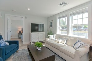 Living Room with Pull out Queen Sofa
