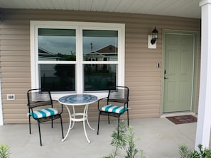 Front porch prior to screened lanai installation.