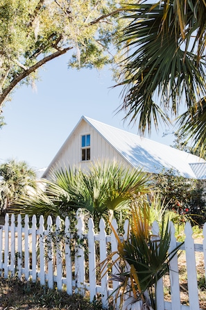 Located in Historic St. Andrews, Florida on a quiet, oak-lined street