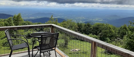 The awesome view from your deck at 3100 feet above sea level
