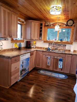 Kitchen with dishwasher